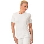 Weiße Kurzärmelige TRIGEMA Rundhals-Auschnitt Damenfunktionsunterwäsche aus Kunstfaser Größe 3 XL 