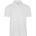 Weiße Klassische Kurzärmelige TRIGEMA Nachhaltige Kurzarm Poloshirts aus Polyester für Herren Größe M 1 Teil 