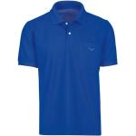 Blaue Klassische Kurzärmelige TRIGEMA Nachhaltige Kurzarm Poloshirts aus Polyester für Herren Größe 4 XL Große Größen 1 Teil 