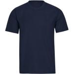 Blaue Kurzärmelige TRIGEMA Nachhaltige T-Shirts aus Jersey für Herren Größe L 1 Teil 