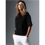 Schwarze TRIGEMA Nachhaltige Cropped Shirts aus Baumwolle für Damen Größe XL 1 Teil 