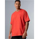 Rote TRIGEMA Nachhaltige Oversize Shirts aus Baumwolle für Herren Größe M 1 Teil 
