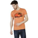 Trussardi Herren T-Shirt, Größe:M, Farbe:Orange, Herstellerfarbe:tomato.orangered