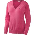 Reduzierte Pinke US Polo Assn V-Ausschnitt V-Pullover für Damen Größe XL 