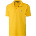 Reduzierte Gelbe US Polo Assn Herrenpoloshirts & Herrenpolohemden Größe XL 