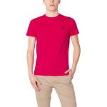 U.S. POLO ASSN. T-shirt Herren Baumwolle Pink GR75881 - Größe: XL