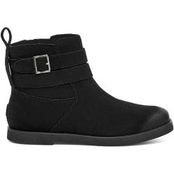UGG Leder-Boots in Schwarz - 39% | Größe 37 | Damen Stiefel