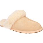 Reduzierte Pastellrosa UGG Australia Scuffette Flache Pantoletten aus Nubukleder mit herausnehmbarem Fußbett für Damen Größe 41 