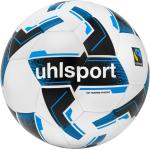 Uhlsport Fußball Top Training Synergy Fairtrade weiß/schwarz/blau Gr. 3, 4, 5 (Größe: 5)