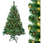 Grüne Romantische LED-Weihnachtsbäume aus PVC 
