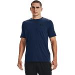Reduzierte Blaue Kurzärmelige Under Armour T-Shirts für Herren Größe XL 