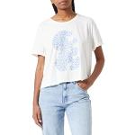 Weiße United Colors of Benetton T-Shirts aus Baumwolle für Damen Größe L 