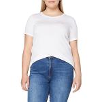 Weiße Kurzärmelige United Colors of Benetton Rundhals-Auschnitt T-Shirts aus Baumwolle trocknergeeignet für Damen Größe S 