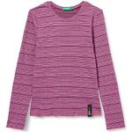 Violette Langärmelige United Colors of Benetton Kinderlongsleeves & Kinderlangarmshirts aus Jersey für Mädchen 