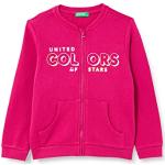 Fuchsiafarbene United Colors of Benetton Kinderstrickjacken & Kindercardigans aus Baumwolle für Mädchen 