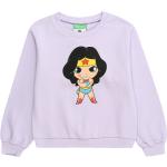 Helllilafarbene Langärmelige United Colors of Benetton Kindersweatshirts für Mädchen Größe 110 