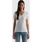 Reduzierte Weiße United Colors of Benetton T-Shirts für Damen Größe L 