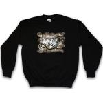 Urban Backwoods Cthulhu Necronomicon Piece Sweatshirt Pullover, Größe:M