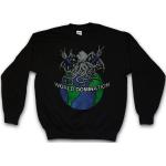 Urban Backwoods Cthulhu World Domination Sweatshirt Pullover, Größe:2XL