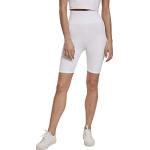 Reduzierte Weiße Streetwear Urban Classics Kurze Yogahosen für Damen Größe L 