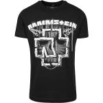 Schwarze Streetwear Rammstein T-Shirts aus Baumwolle für Damen Größe M 