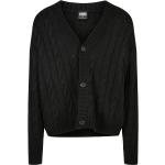Schwarze Streetwear Urban Classics V-Ausschnitt Herrencardigans & Herrenstrickjacken aus Polyacryl Größe XL 