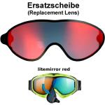 Rote Uvex Snowboardbrillen 