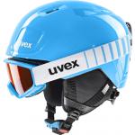 Blaue Uvex Heyya Snowboardhelme 48 cm für Kinder 