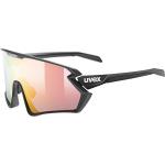 Schwarze Uvex Sport-Sonnenbrillen für Damen 