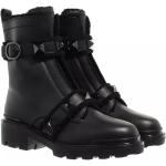 Valentino Garavani Boots & Stiefeletten - Combat Boots - Gr. 38 (EU) - in Schwarz - für Damen - aus Lammfell & Gummi & Leder & glatt - Gr. 38 (EU)