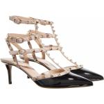 Valentino Garavani Pumps & High Heels - Ankle Strap Rockstud - Gr. 40 (EU) - in Beige - für Damen - aus Leder & Leder & Leder & Leder - Gr. 40 (EU)