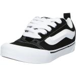 Schwarze Vans Knu Skool Flache Sneaker Schnürung für Kinder Größe 34 mit Absatzhöhe bis 3cm 