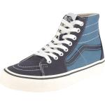 Reduzierte Blaue Vans SK8-Hi Hohe Sneaker Schnürung aus Textil atmungsaktiv für Damen Größe 39 