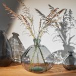 Blaue twentyfour Geschirrartikel Vasen & Blumenvasen aus Glas 