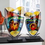 Bunte Gilde Vasen & Blumenvasen aus Glas 