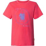 Reduzierte Pinke Print Vaude Lezza Kinder-Print-Shirts Größe 104 