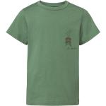 Grüne Print Vaude Lezza Kinder-Print-Shirts Größe 98 