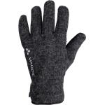 Schwarze Vaude Rhonen Handschuhe aus Merinowolle Größe 6 