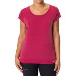 Rote Vaude Skomer Nachhaltige T-Shirts aus Lyocell für Damen Größe M 