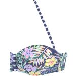 Reduzierte Bunte Blumen VENICE BEACH Bikini Tops für Damen 