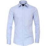 Reduzierte Hellblaue Business Langärmelige VENTI Anzughemden & Businesshemden für Herren 