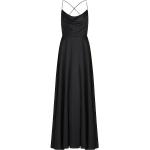 Schwarze Ärmellose Vera Mont Wasserfall-Ausschnitt Abendkleider & festliche Kleider aus Elastan für Damen Größe M 