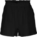 Schwarze Vero Moda High Waist Shorts für Damen Größe XS 