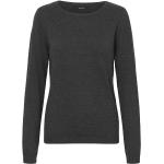 Reduzierte Graue Vero Moda Rundhals-Auschnitt Rundhals-Pullover für Damen Größe XL 