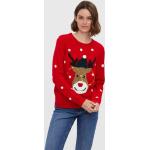 Rote Vero Moda Weihnachtspullover & Christmas Sweater für Damen Größe XL 