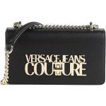 Versace Jeans Couture Logo Lock Schultertasche schwarz, Lederimitat, Damen