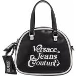 Schwarze Versace Jeans Damenbowlingtaschen aus Kunstleder 