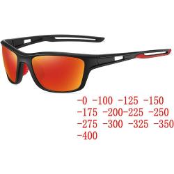 Verschreibungspflichtige Kurzsichtigkeits-Nachtsichtlinsen Verschreibungspflichtige Sonnenbrillen Männer Polarisierte Kurzsichtigkeitslinsen Radfahren Fahren Sport-Sonnenbrille NX