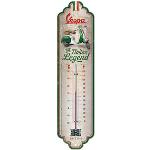 Vespa Thermometer Italian aus geprägtem Stahlblech