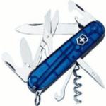 Victorinox Climber, Schweizer Taschenmesser, transparent blau